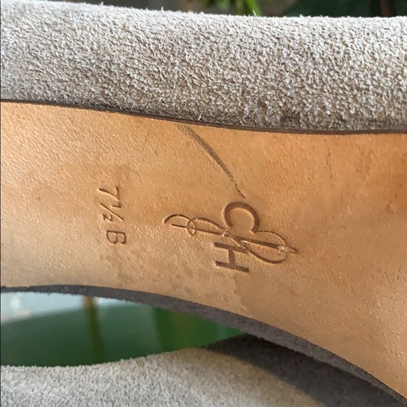 Cole Haan Grey Suede Wood Heels๐บ - Picture 7 of 12